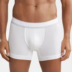 Jockey HG16 White Tencel Micro Modal Cotton Elastane Trunks with Natural Stay Fresh Properties image 1