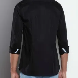 Tommy Hilfiger Black Cotton Regular Fit Shirt image 2
