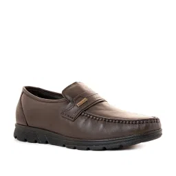 khadim British Walkers by Khadims Men's Brown Formal Loafers image 2