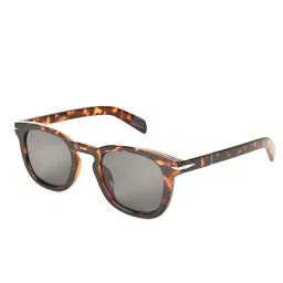 Voyage Black Square UV Protection Unisex Sunglasses image 1