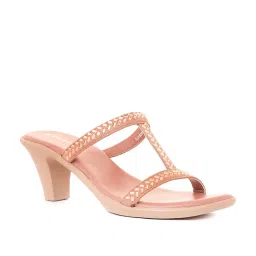 Khadim Women's Pink Casual Sandals image 2