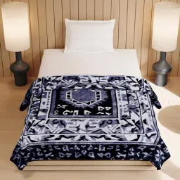 Monte Carlo Double Bed Winter Blanket Relations Pvc 540 GSM 1 Ply 1 Blanket (160 CM X 220 CM) image 3