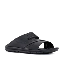 Khadim Men's Black Toe Ring Sandals image 2