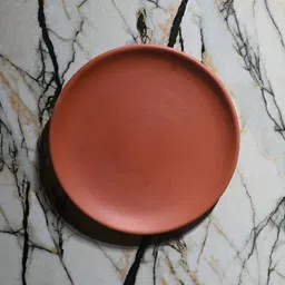 The handicraftian 12-Pcs Red Terracotta Round Wall Plates image 3