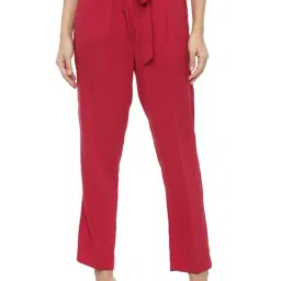 Van Heusen Red Mid Rise Pants-picture-14