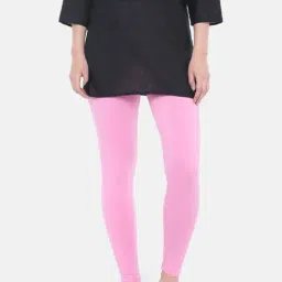 Dollar Missy Pink Cotton Leggings-image-80