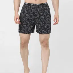 Jack & Jones Black Regular Fit Printed Boxers-picture-17