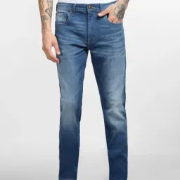 Jack & Jones Blue Cotton Skinny Fit Jeans-picture-41