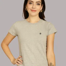 Friskers Grey Cotton T-Shirt image 1