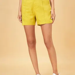 Honey by Pantaloons Green High Rise Shorts image 1
