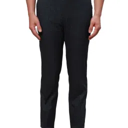 Raymond Blue Slim Fit Texture Trousers image 1
