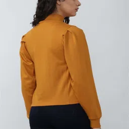 Van Heusen Orange High Neck Sweatshirt image 2