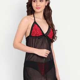 FIMS Pack of 2 Net Halter Neck Baby Doll image 5