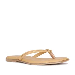 Bata Women's YOKO Beige Thong Sandals image 1
