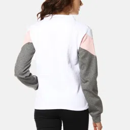 Campus Sutra Grey Full Sleeves Sweatshirt image 2