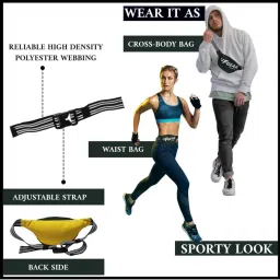 F Gear Green Printed Waist Pouch image 2