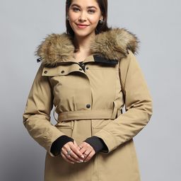 Monte Carlo Women Hooded Solid Casual Lightweight Parka Jacket-image-93