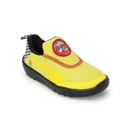 Puma Kids Ferrari Bao Kart PS Spectra Yellow & Black Casual Slip-Ons image 2