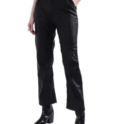 KENDALL + KYLIE Black Mid Rise Pants-image-20