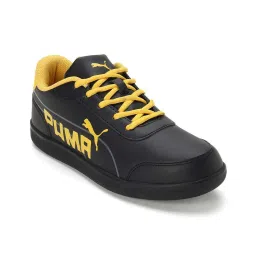 Puma Kids Dreamcat JR Black & Spectra Yellow Casual Sneakers image 2