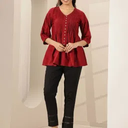 Libas BlackCasual Trousers image 5