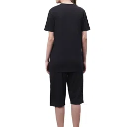 Vimal Jonney Black T-Shirt With Capris image 2