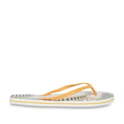 Forever Glam by Pantaloons Women's Orange Flip Flops image 2