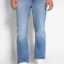 american eagle outfitters American Eagle Blue Cotton Regular Fit Jeans-picture-21