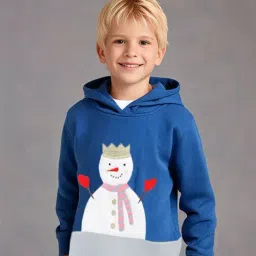 Cherry Crumble By Nitt Hyman Kids Blue Applique Hoodie-picture-36
