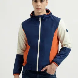 United Colors of Benetton Multicolor Regular Fit Hooded Jacket-picture-31