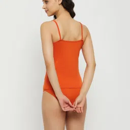 Clovia Orange Full Coverage Non-Padded Bra & Panty Set image 2