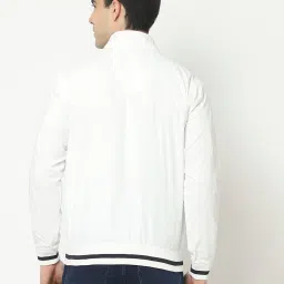 Crimsoune Club White Regular Fit High Neck Jacket image 2