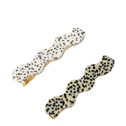 Accessorize London Multicolor Printed Hair Pins Pack of 2 image 1