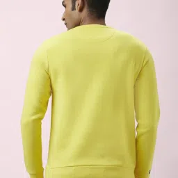 People by Pantaloons Yellow Regular Fit Printed Sweatshirt image 2