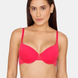 Zivame Pink Under Wired Padded T-Shirt Bra image 1