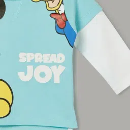 Juniors by Lifestyle Mint Printed Regular Fit T-Shirt image 3