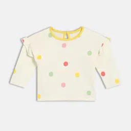 Miniklub Girls White Regular Fit Knitted Top-image-67