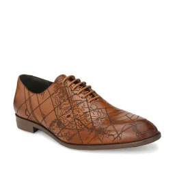 Delize Men's Tan Oxford Shoes image 1