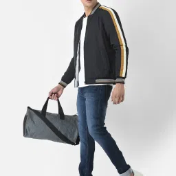 Crimsoune Club Black & White Regular Fit Reversible Jacket image 5