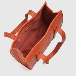 THESTO Textured PU Structured Tote Bag image 2