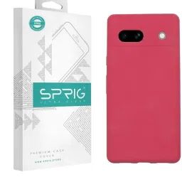 Sprig Liquid Silicone Back Cover for Google Pixel 7A 5G (Red) image 1