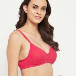 Clovia Pink Padded Bra image 4