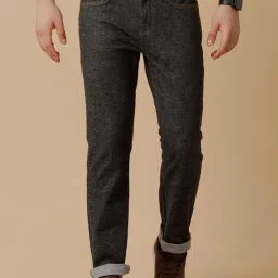 Cavallo By Linen Club Black  Straight Fit Jeans image 1
