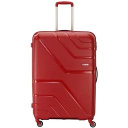 American Tourister Deep Red Textured Hard Cabin Trolley - 38.5 cm-image-88