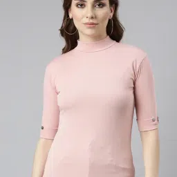 SHOWOFF Peach Regular Fit Top-image-23