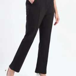Madame Black Regular Fit Trousers image 4