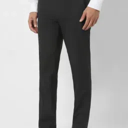 Van Heusen Black Slim Fit Trousers image 3