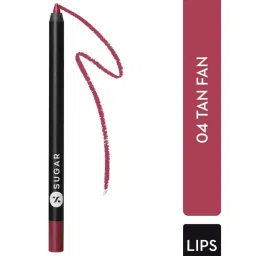 sugar cosmetics SUGAR Lipping On The Edge Lip Liner - 04 Tan Fan & Nothing Else Matter Lipstick - 01 Browning Glory image 3