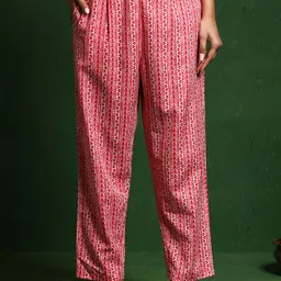 all about you Women Bandhani Printed Kurta with Trousers & Dupatta image 5