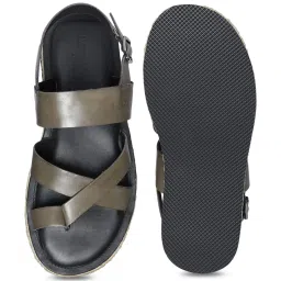 U.S. Polo Assn. Men's Primo Grey Toe Ring Sandals image 3